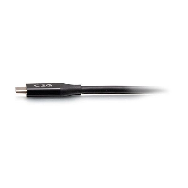 C2G 3.3ft (1m) USB-C Male to USB-C Male Cable (20V 5A) - USB4 (40Gbps) - USB-Kabel - 24 pin USB-C (M) zu 24 pin USB-C (M) - USB 2.0 / USB 3.2 / USB4 / Thunderbolt 3 - 20 V - 5 A - 1 m - umkehrbare Stecker, 8K Unterstutzung, hauchvergoldete Kontakte,