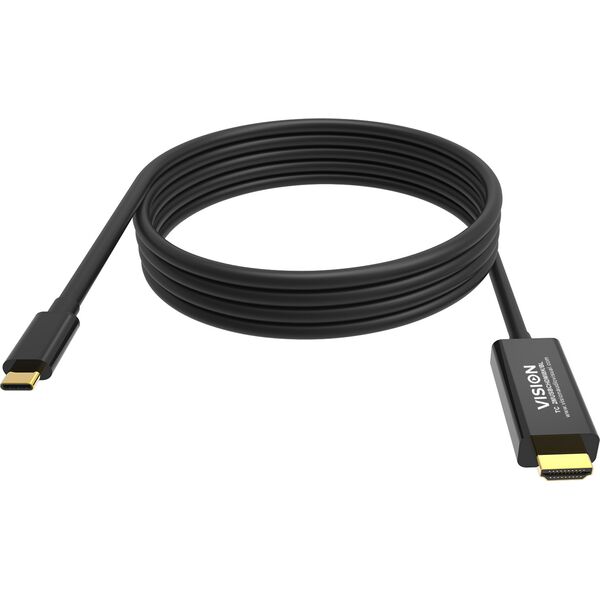 8K bei 60 Hz - USB-C 3.1 (m) zu HDMI (m) - Aussendurchmesser 4,5 mm - 48 Gbps - 32 AWG - 2 m - schwarz