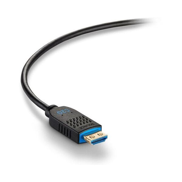 C2G 35ft (10.7m) C2G Performance Series High Speed HDMI Active Optical Cable (AOC) - 4K 60Hz Plenum Rated - High Speed - HDMI-Kabel - HDMI mannlich zu HDMI, 24 pin USB-C - 10.7 m - Schwarz - Plenum, Active Optical Cable (AOC), Support von 4K 60 Hz