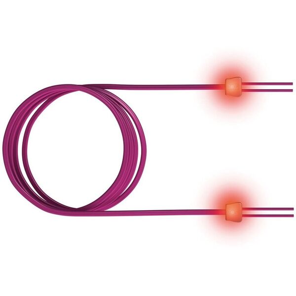 saCon LWL-LED-Patchkabel duplex 50/125µm OM4, LC/LC, fioletowy, 10 m