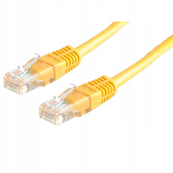 Kabel krosowy UTP, kat. 6 (klasa E), żółty, 3 m