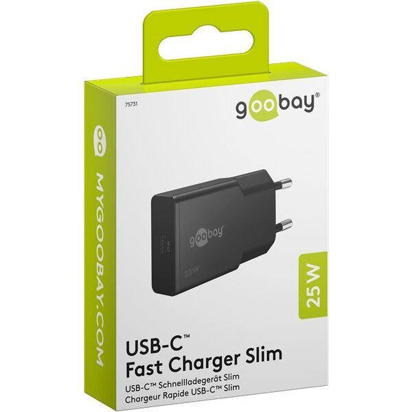 Szybka ładowarka USB-C™ PD GaN Slim (25 W)