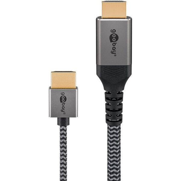 Slim przewód HDMI™ o dużej szybkości transmisji z Ethernetem - Długość kabla 0.5 m