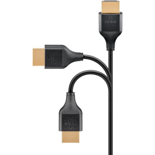 Slim Przewód HDMI™ o dużej szybkości transmisji z Ethernetem - Długość kabla 0.5 m