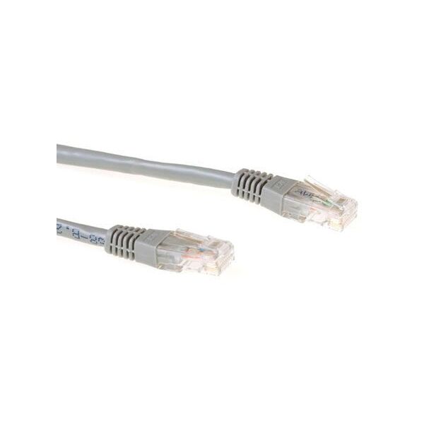 ACT UTP CAT6A 15m 15m Cat6a U/UTP (UTP) Grau Netzwerkkabel (IB3415)