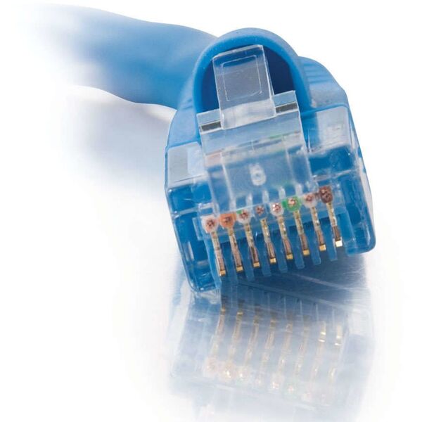 Kabel / 1 m Mlded/Btd Blue CAT5E PVC UTP PAT