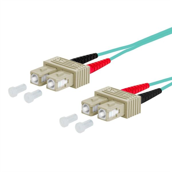 Kabel krosowy METZ CONNECT OpDAT, SC-D/SC-D OM3, 1,5 m