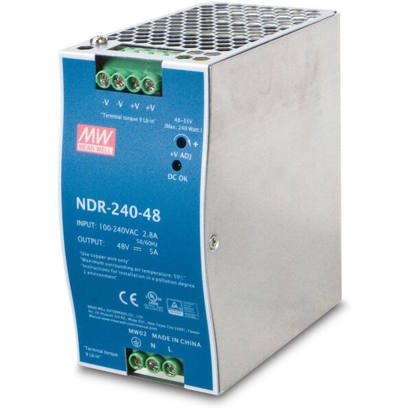 PLANET PWR-240-48 moduł zasilaczy 240 W Niebieski, Szary