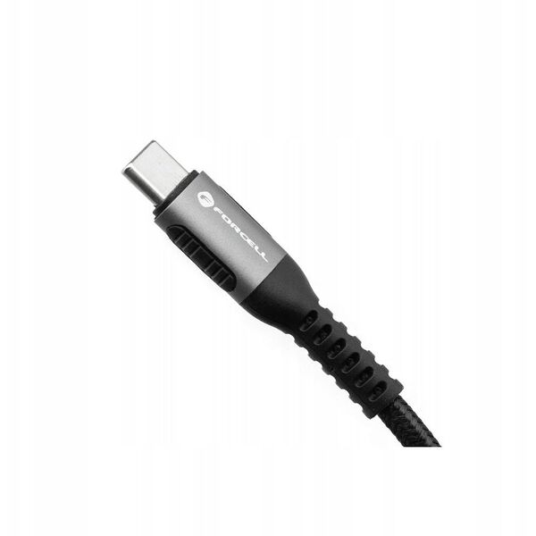 Kabel USB C do USB C Forcell F-Energy QC4.0 PD 5A 240W Cafule 0,5 m C263 czarny