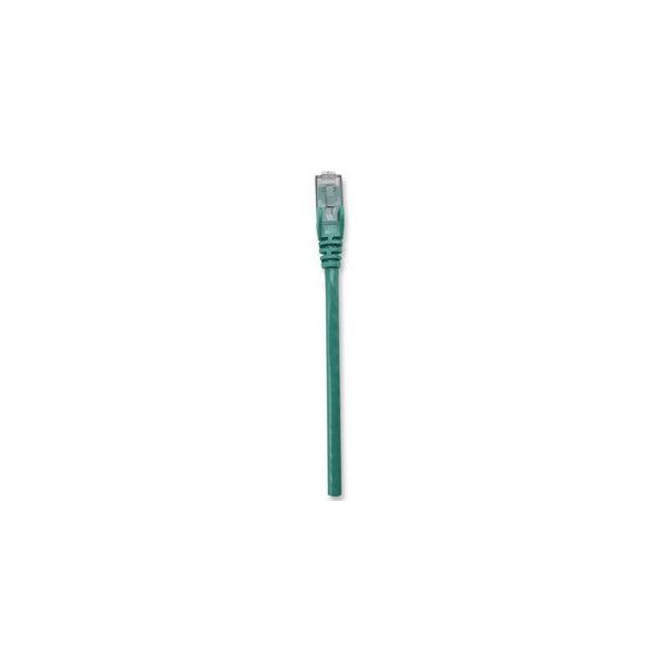 Patchcord Cat6 UTP 0,3m 100% CU zielony