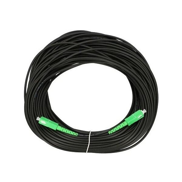 Extralink SC/APC-SC/APC | Patchcord | Okrągły, wiszący, jednomodowy, Simplex, G.657A2, 200m
