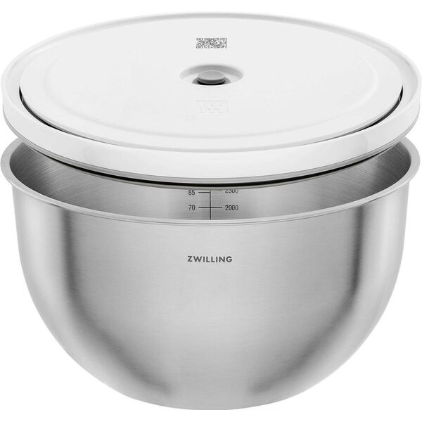Zestaw 3 stalowych misek próżniowych z pokrywką  Zwilling Fresh &Save Trilogy
