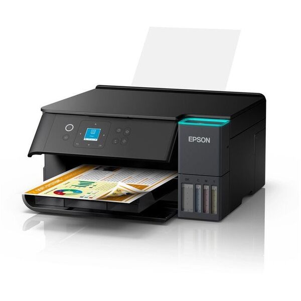 Epson EcoTank ET-2950 - Multifunktionsdrucker - Farbe - Tintenstrahl - ITS - A4/Letter (Medien) - bis zu 15 Seiten/Min. (Drucken) - 100 Blatt - Wi-Fi(ac), USB - Schwarz
