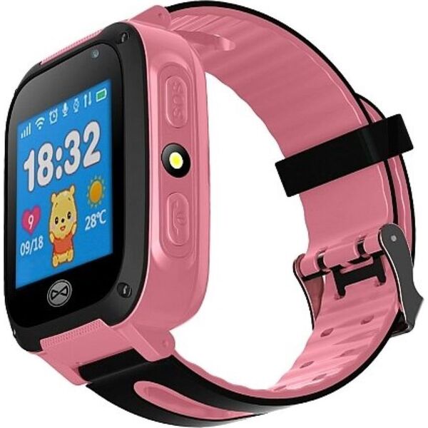 Smartwatch Forever Kids KW-55 Różowy  (KW-55 Różowy)
