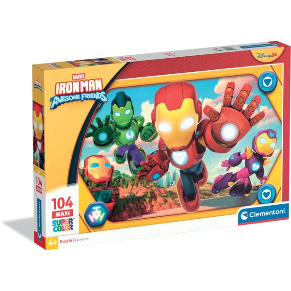 CLE παζλ 104 Maxi SuperKolor IronMan_...Fr.23778