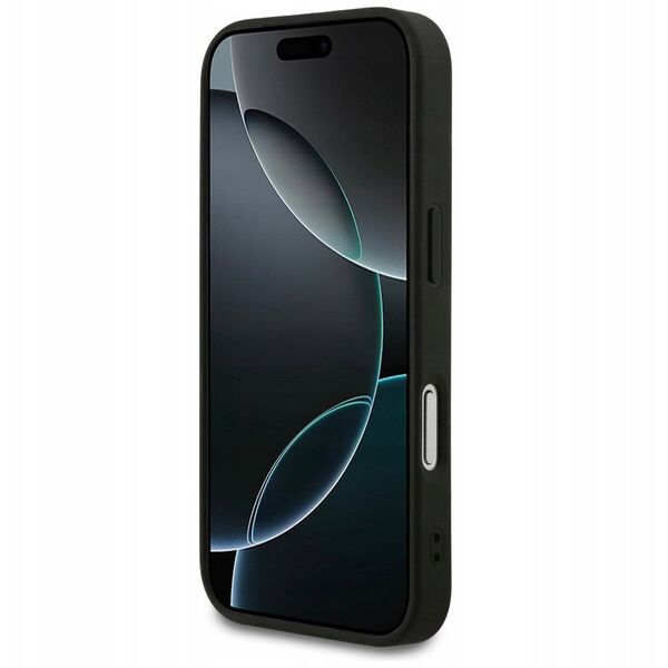 Guess 4G Ring Classic Logo MagSafe case for iPhone 17 Pro black