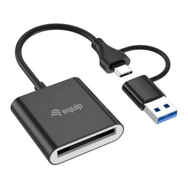 Equip 245461 czytnik kart USB 3.2 Gen 2 (3.1 Gen 2) Type-C Czarny