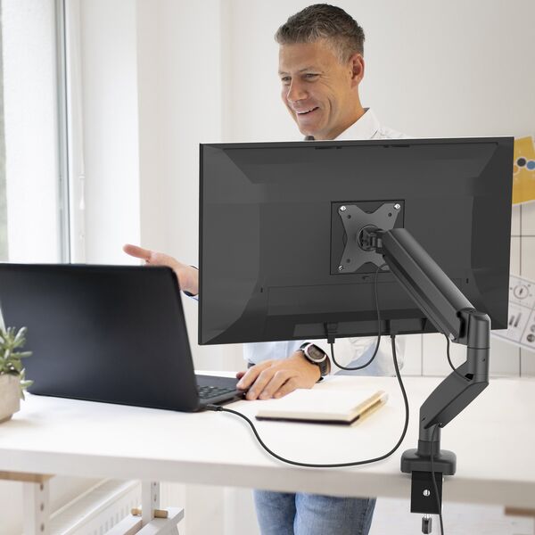 j5create JTSA101-N uchwyt / stojak do monitorów 81,3 cm (32") Biurko Czarny