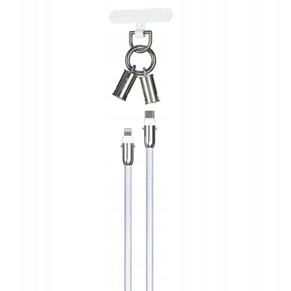 Devia 2in1 Lanyard 27W USB-C - Lightning Cable 1.2m