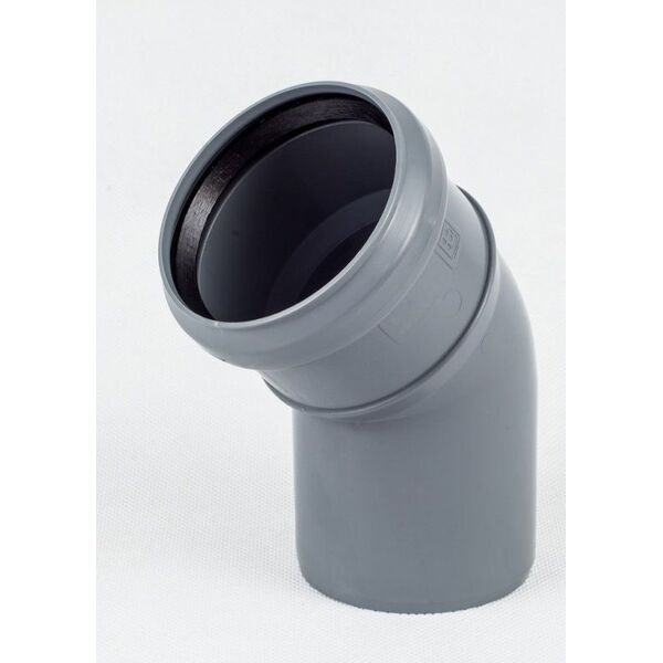 Onnline Kolano PP popielate 110mm 45° (CCP654)