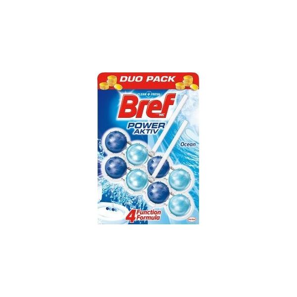 Bref WC valiklis-gaiviklis "BREF Power Aktiv Ocean" 2x50g