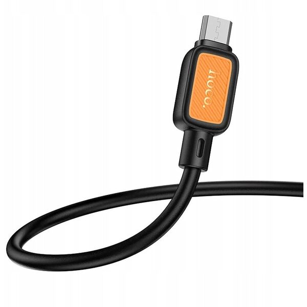 Kabel USB A do Micro USB Hoco 2,4A 1 m X108 czarny