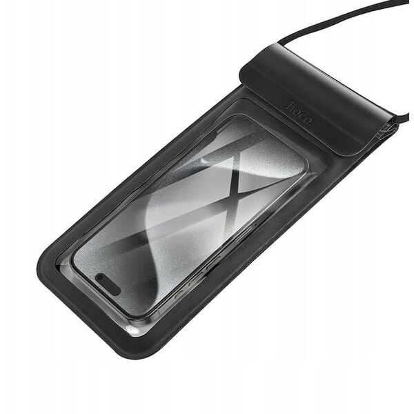 Wodoodporne etui na telefon Hoco IP68 240 x 120 x 15 mm HX53 czarne