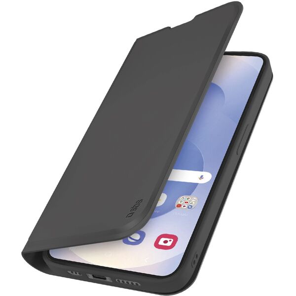 Etui SBS Wallet z podstawką i portfelem na Samsung Galaxy S25 Edge - czarne