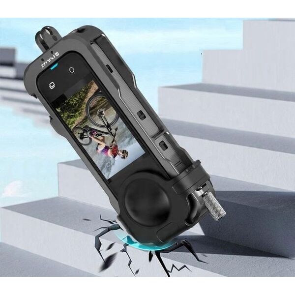 Frame Mount Uchwyt Obudowa Ramka 2x Iso Na Gopro + Dekielek Do Insta360 X4 / Pu981b