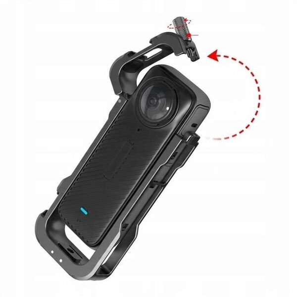 Frame Mount Uchwyt Obudowa Ramka 2x Iso Na Gopro + Dekielek Do Insta360 X4 / Pu981b
