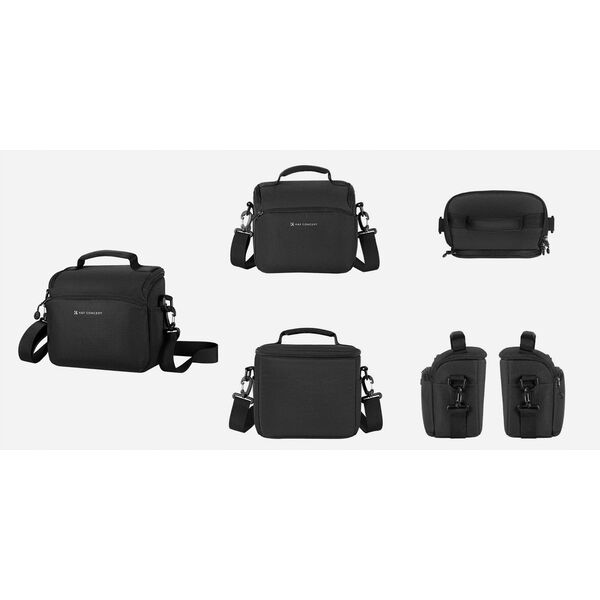 Kabura Torba Fotograficzna Foto Sling Na Aparat Dslr Dron Kamerę Gimbal K&f / Kf13.179v1 / Ciemny Granatowy