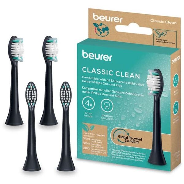 BEURER KOŃCÓWKI DO SZCZOTECZEK SONICZNYCH CLEAN 4 SZT.