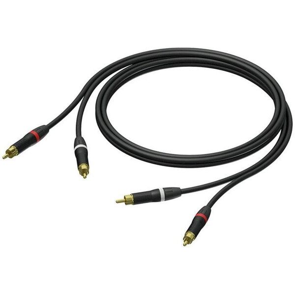 Kabel PROCAB PRA800/1, 2x RCA (M) (1m)