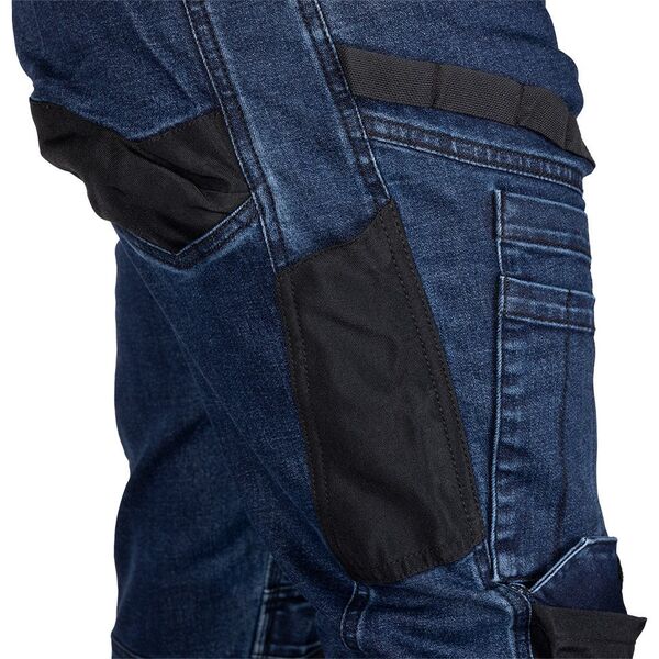 Spodnie robocze DENIM, wzmocnienia Oxford, granatowe, rozmiar XXL