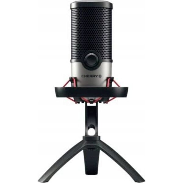 Mikrofon Cherry CHERRY UM 6.0 Advanced, microphone (black/silver, USB-C, jack)