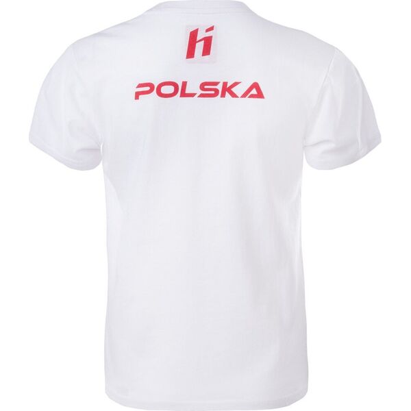 Huari Dziecięca koszulka z krótkim rękawem Huari Poland Fan Kids white/racing red rozmiar 116