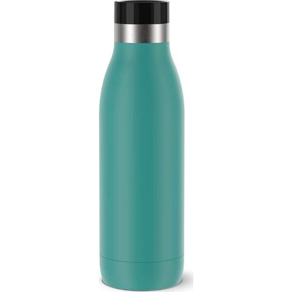 Emsa Emsa Bludrop Color insulated drinking bottle 0.7 liters, thermos bottle (petrol, stainless steel)