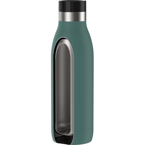 Emsa Emsa Bludrop Color insulated drinking bottle 0.7 liters, thermos bottle (petrol, stainless steel)