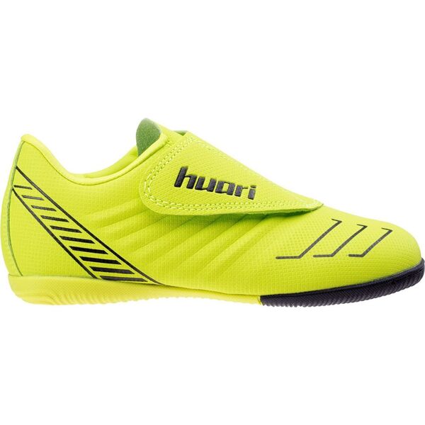 Buty piłkarskie halówki Huari Pallo JR limonkowo-czarne rozmiar 35