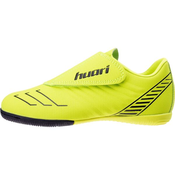 Buty piłkarskie halówki Huari Pallo JR limonkowo-czarne rozmiar 35