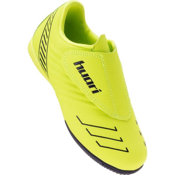 Buty piłkarskie halówki Huari Pallo JR limonkowo-czarne rozmiar 35