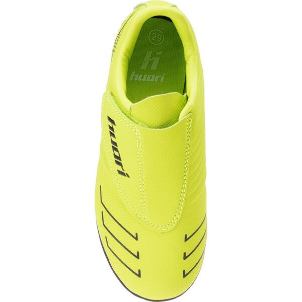 Buty piłkarskie halówki Huari Pallo JR limonkowo-czarne rozmiar 35
