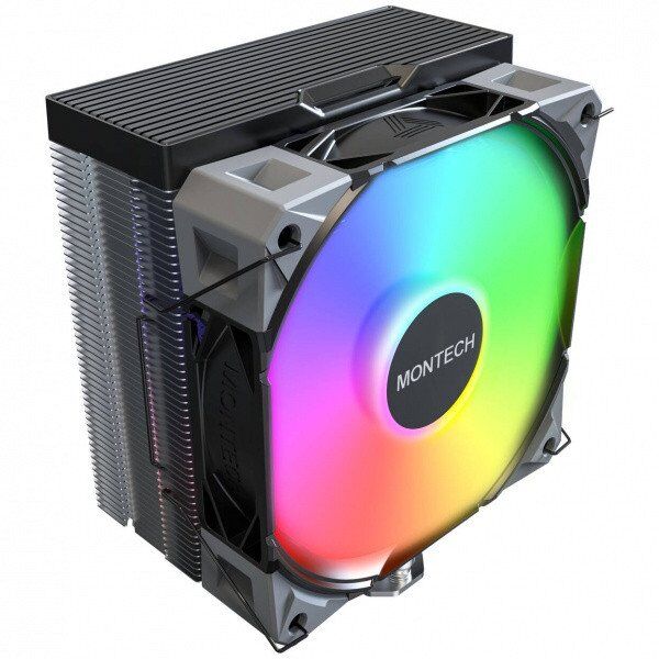 Montech NX400 Black CPU-Khler, ARGB - 120mm, schwarz