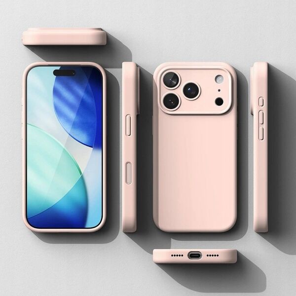 Etui Ringke Silicone Magnetic MagSafe do Apple iPhone 17 Pro Max Pink Sand