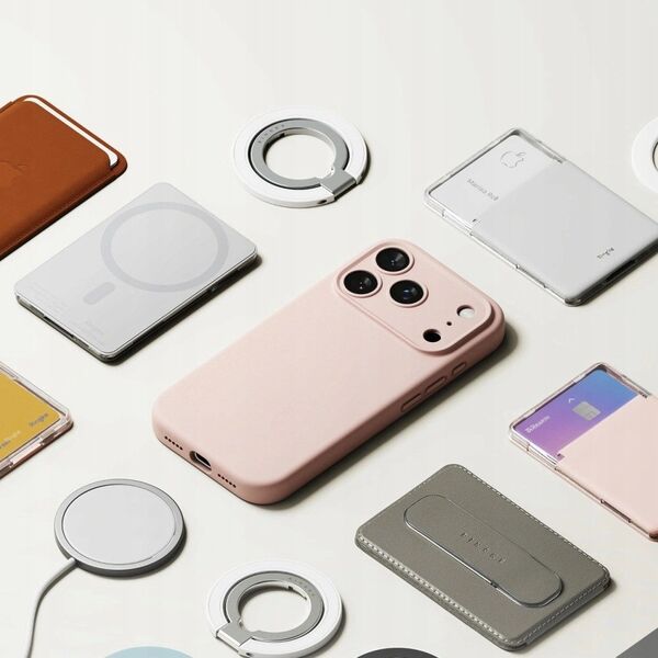 Etui Ringke Silicone Magnetic MagSafe do Apple iPhone 17 Pro Max Pink Sand