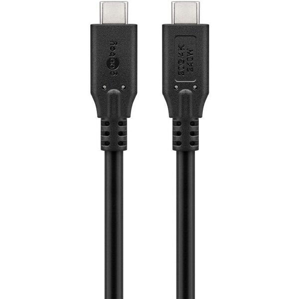 Kabel USB-C™, USB4™, 240 W, 20 Gbit/s, Power Delivery, m