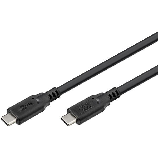 Kabel USB-C™, USB4™, 240 W, 20 Gbit/s, Power Delivery, m