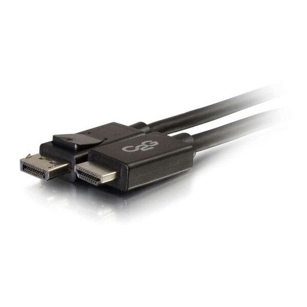 C2G 3ft DisplayPort to HDMI Cable - DP to HDMI Adapter Cable - M/M - DisplayPort-Kabel - DisplayPort (M) zu HDMI (M) - 91.4 cm - Schwarz