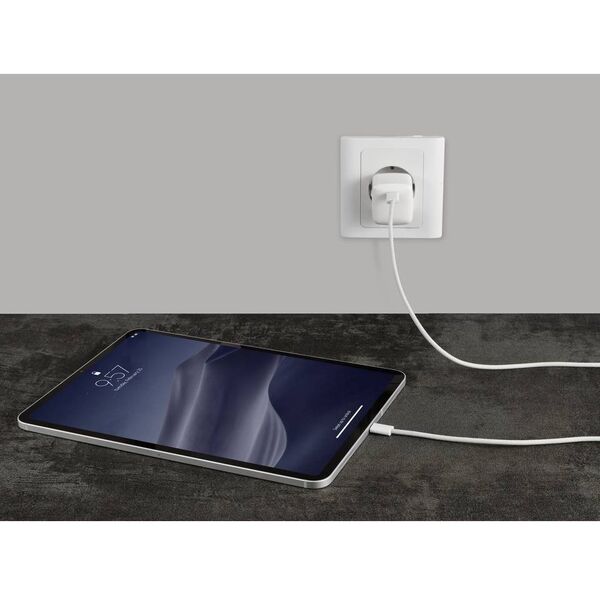 Renkforce RF-6056878, 1 m, USB C, USB C, 0.48 Gbit/s, White