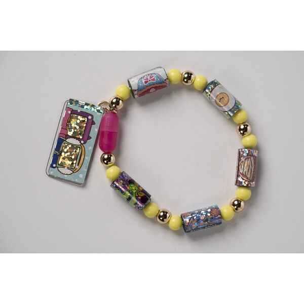 STICKI ROLLS bracelet with accessories and stickers, blind bag